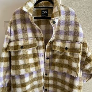 Zara plaid overshirt
